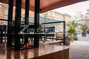 elektrische windschermen voor restaurant oceans in den haag scheveningen 2