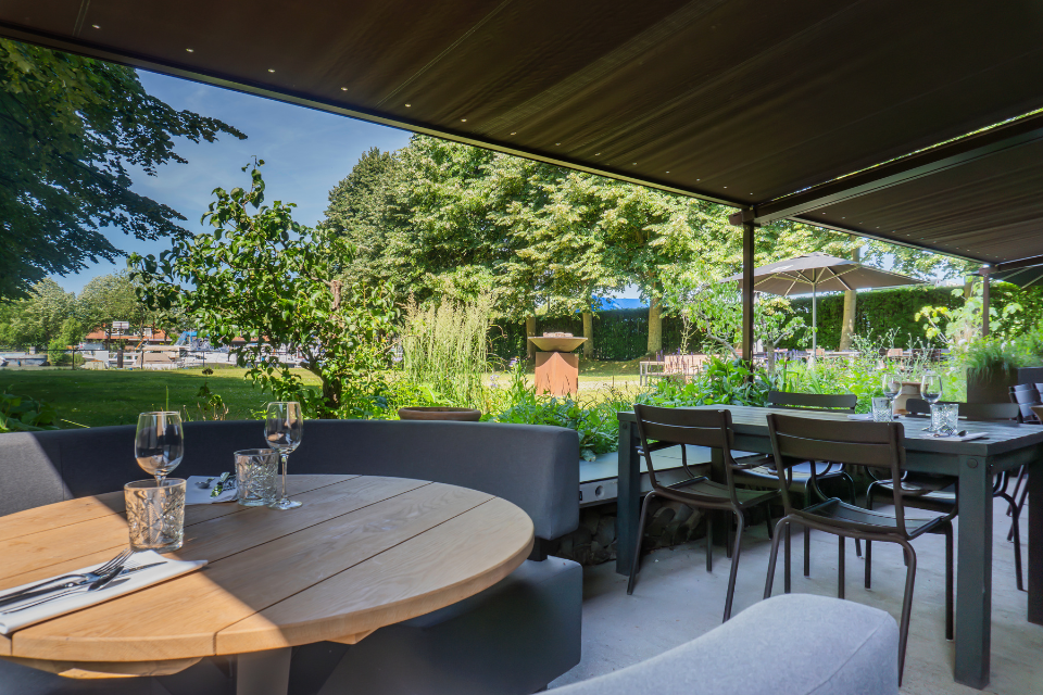 Restaurant Huis de Wiers stijlvolle terrasoverkapping voor restaurant huis de wiers 5