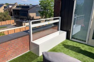 glazen windscherm plaatsen in waddinxveen 2