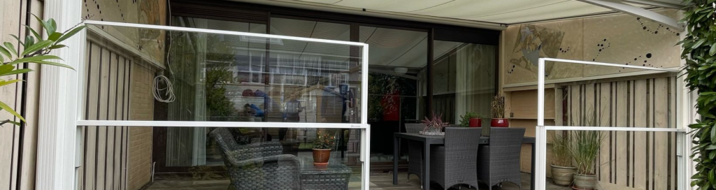 terrasoverkapping dichtmaken met windschermen