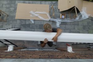 7,5 meter breed zonnescherm in benthuizen 7