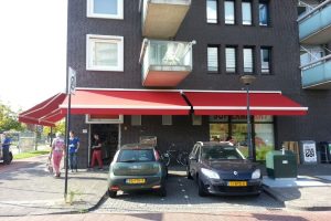 zonneschermen voor supermarkt bircam rijswijk 2