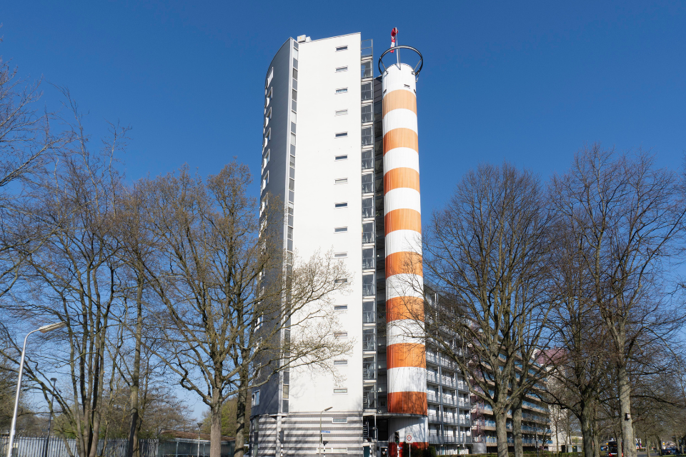 De Vuurtoren in Amersfoort windvaste ritzscreens voor de vuurtoren in amersfoort 1