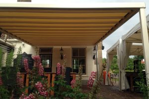 pergola zonwering voor restaurant 't vaantje te reeuwijk 2