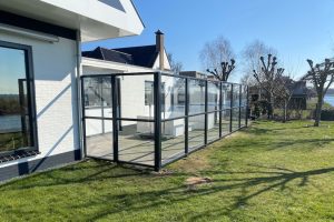 glazen windscherm heerenveen verano biarritz v730 geplaatst 1